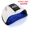 X11 MAX UV LED Nail Lamp | Large Space Smart Sensor Nail Dryer UV LED Nail Lamp QXL X11-MAX US plug