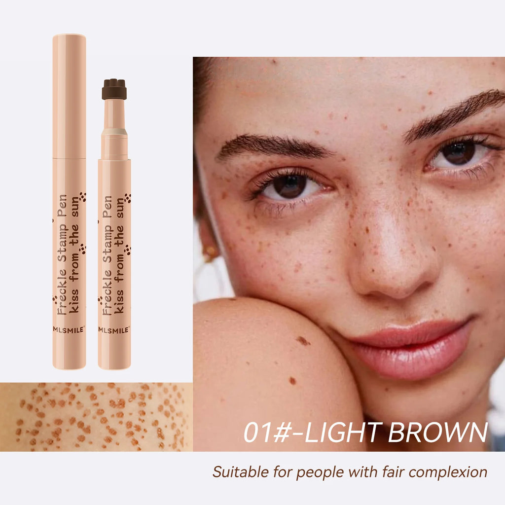 Waterproof Freckle Pen – Natural Faux Freckle Makeup Tool Freckle Stamp Pen QXL 01