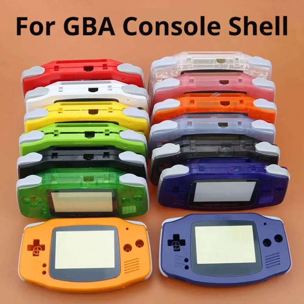 GBA Replacement Shell Housing Full Set – Buttons, Screws & Lens Console Replacement Shell QXL