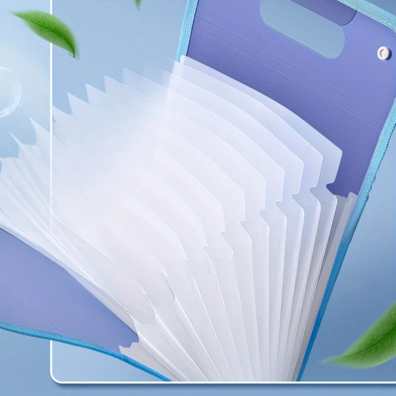A4 Accordion File Organizer – 13-Pocket Vertical Folder Accordion File Organizer QXL