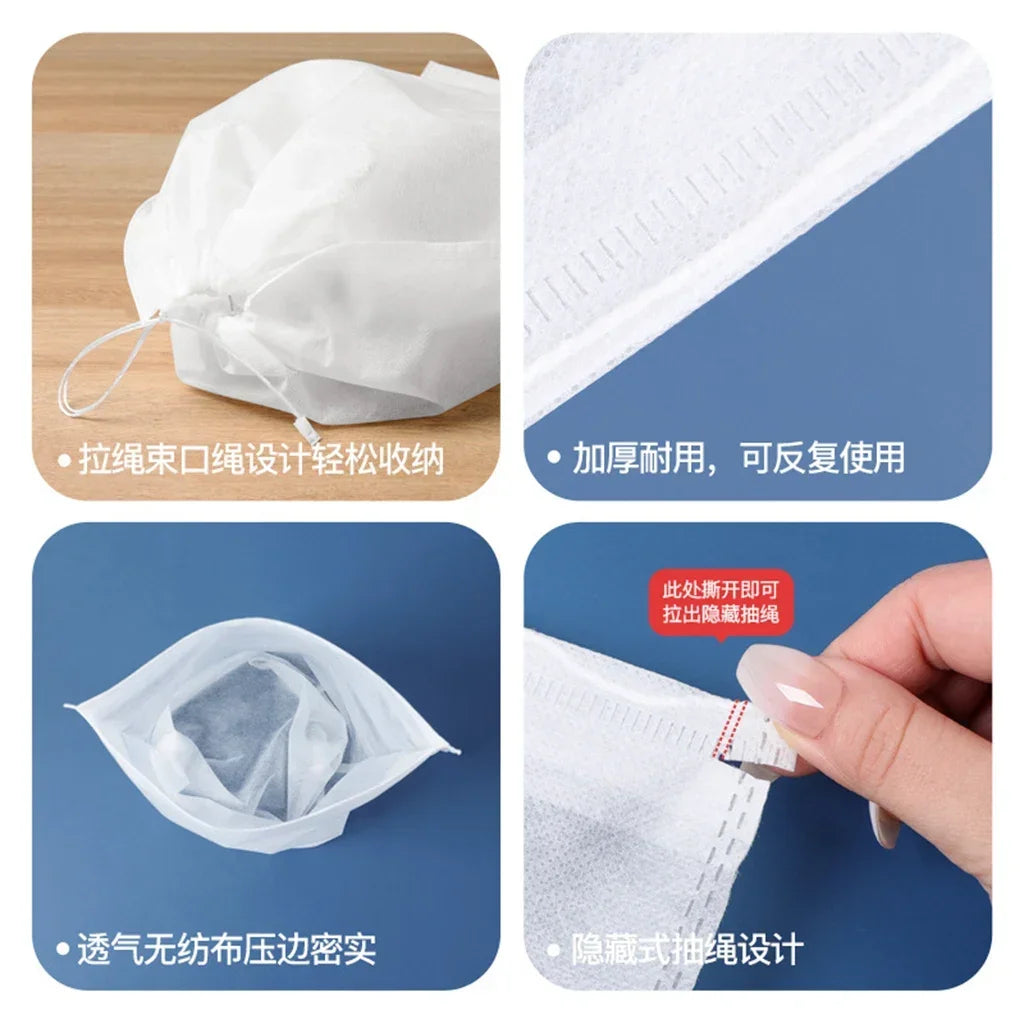 10-Pack Hanging Non-Woven Shoe & Clothing Storage Bags Hanging Storage Bags QXL