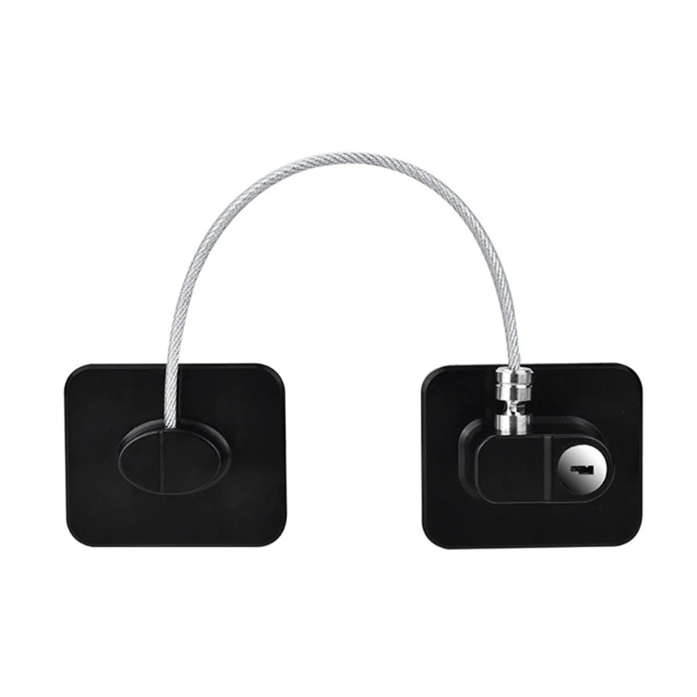Child Safety Cabinet & Fridge Lock | Steel Cable Lock Child Safety Lock QXL