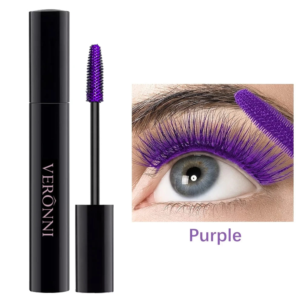9-Shade Purple Eyeshadow Palette, Mascara & Brush Set Eye Makeup Set QXL