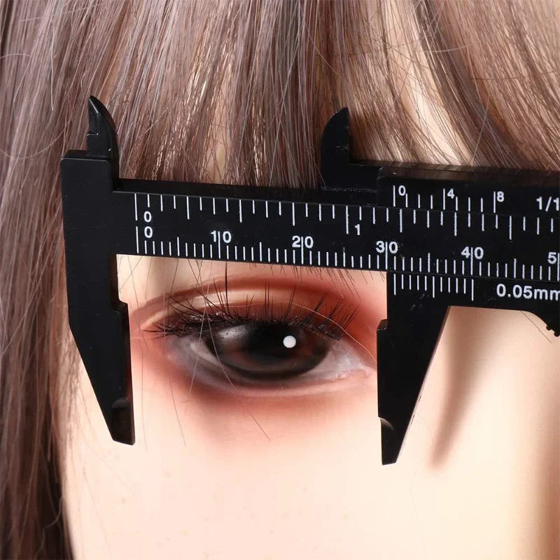 80mm Microblading Eyebrow Caliper | Brow Mapping Ruler Tool Brow Mapping Caliper QXL