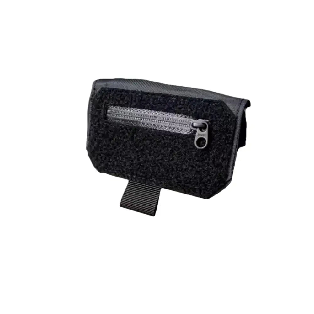 Slim Hidden Belt Wallet | Travel Cash, Card & Passport Pouch Travel Belt Wallet QXL Black