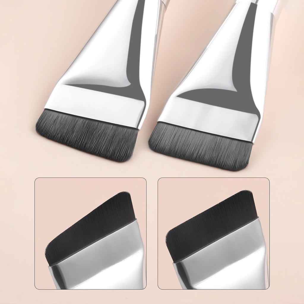 Ronshadow 5-Pc Makeup Brush & Powder Puff Set | Foundation Kit Makeup Brush Set QXL