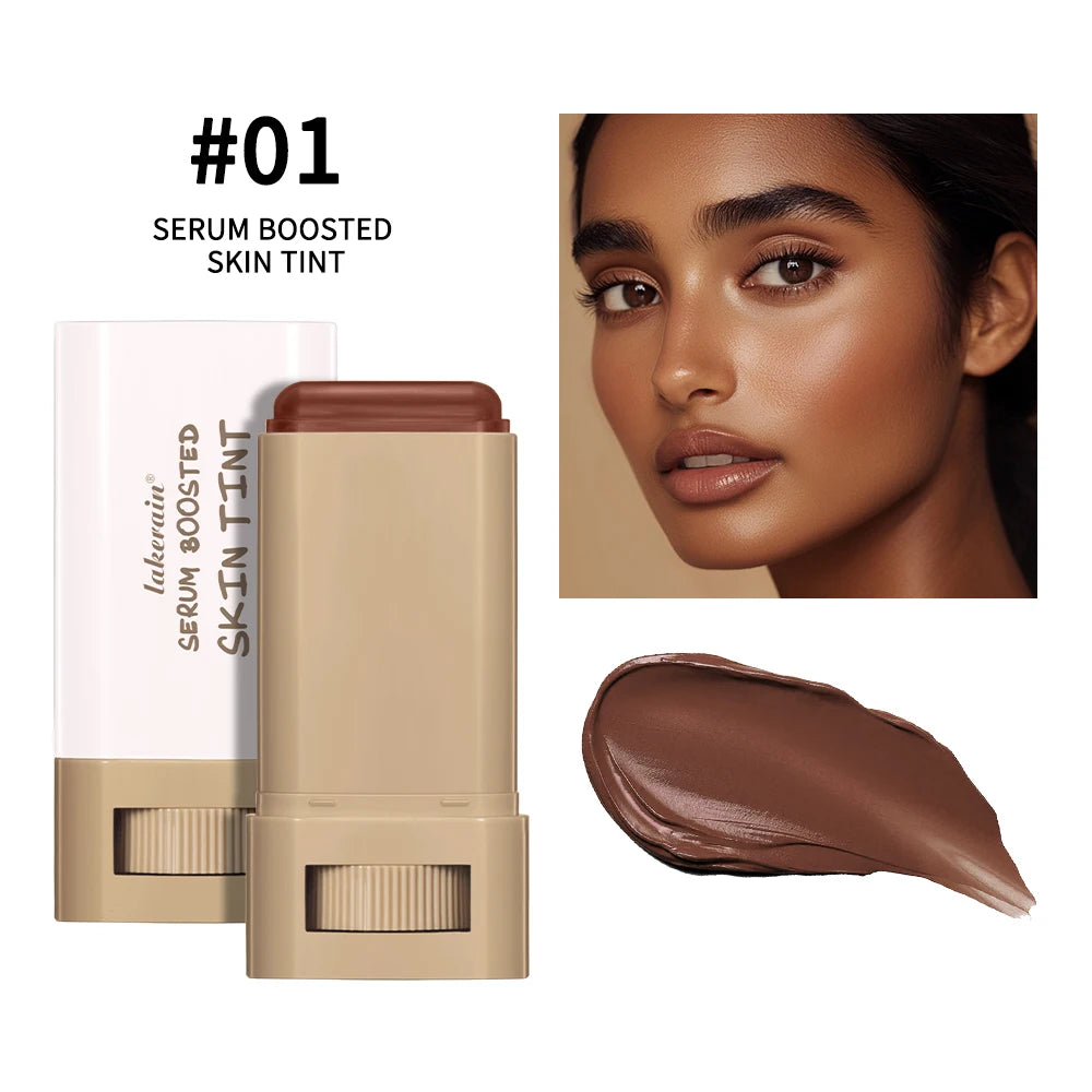Serum Boosted Skin Tint Foundation Stick | Hydrating & Glowy Stick Foundation QXL Color 1