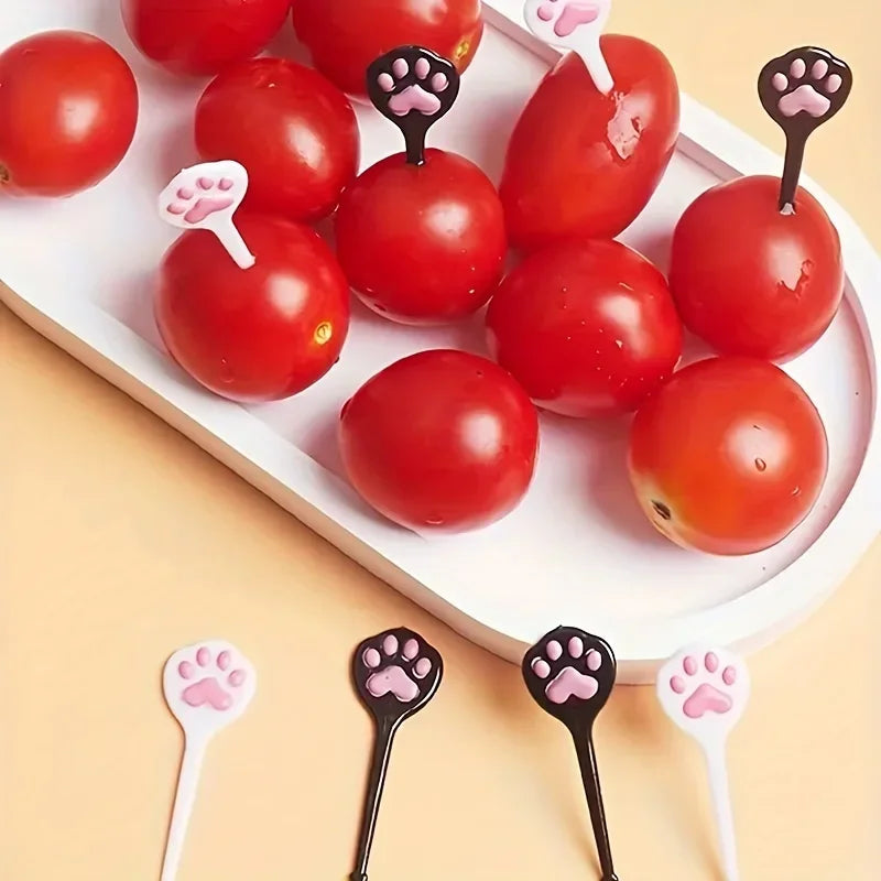 Kitty Bento Box Food Picks | Reusable Cute Decorative Picks Decorative Food Picks QXL