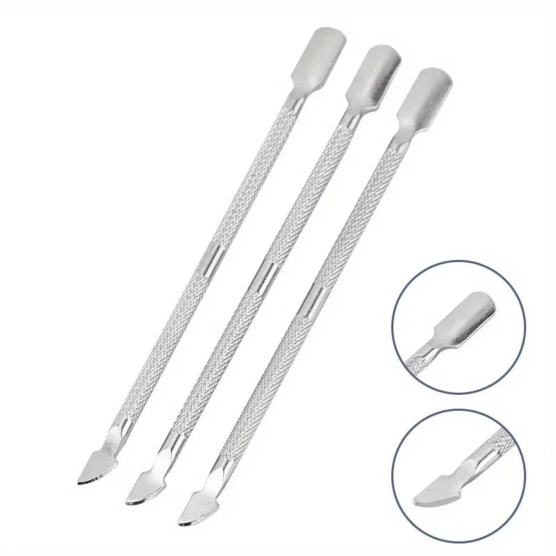 6-Pc Stainless Steel Nail Cuticle Tool Set | FUMOSIK Cuticle Care Tool Set QXL