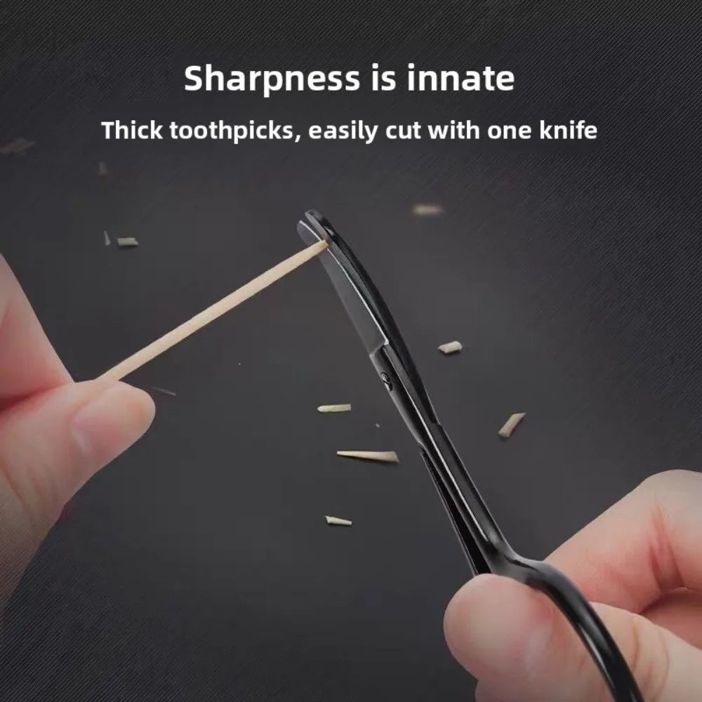 Stainless Steel Nose & Ear Hair Scissors | Safety Round Tip Nose Hair Scissors QXL