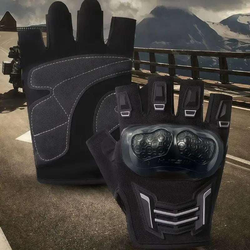 Half Finger Cycling Gloves | Unisex Riding & Fitness Gloves Half Finger Sports Gloves QXL