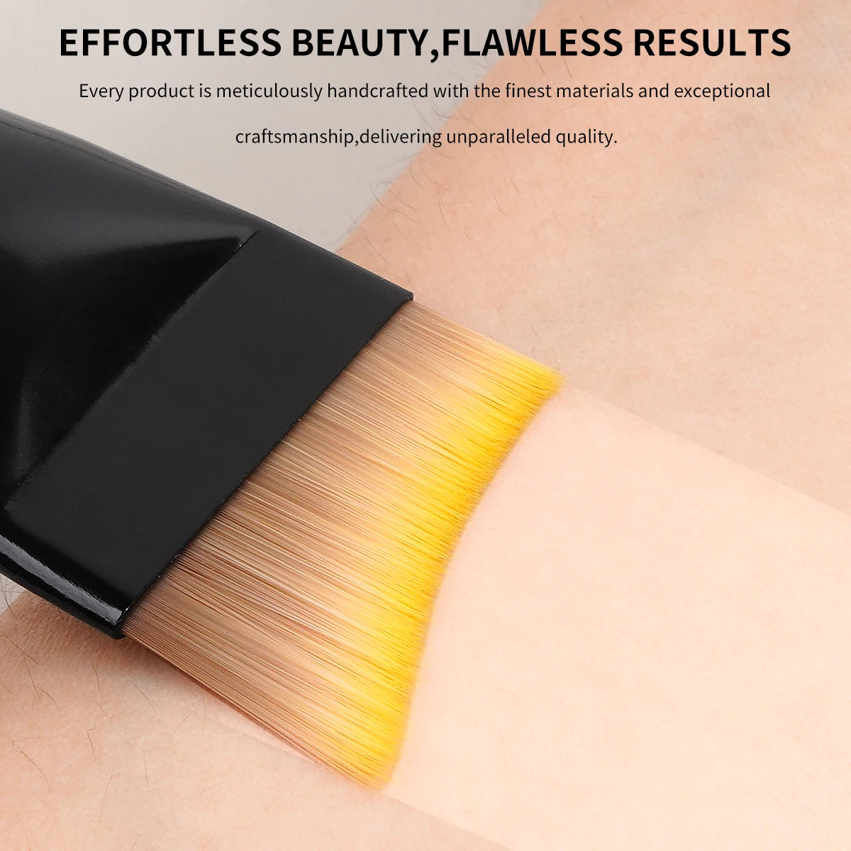 MAANGE Curved Foundation Brush – Soft Synthetic Concealer Tool Foundation Makeup Brush QXL