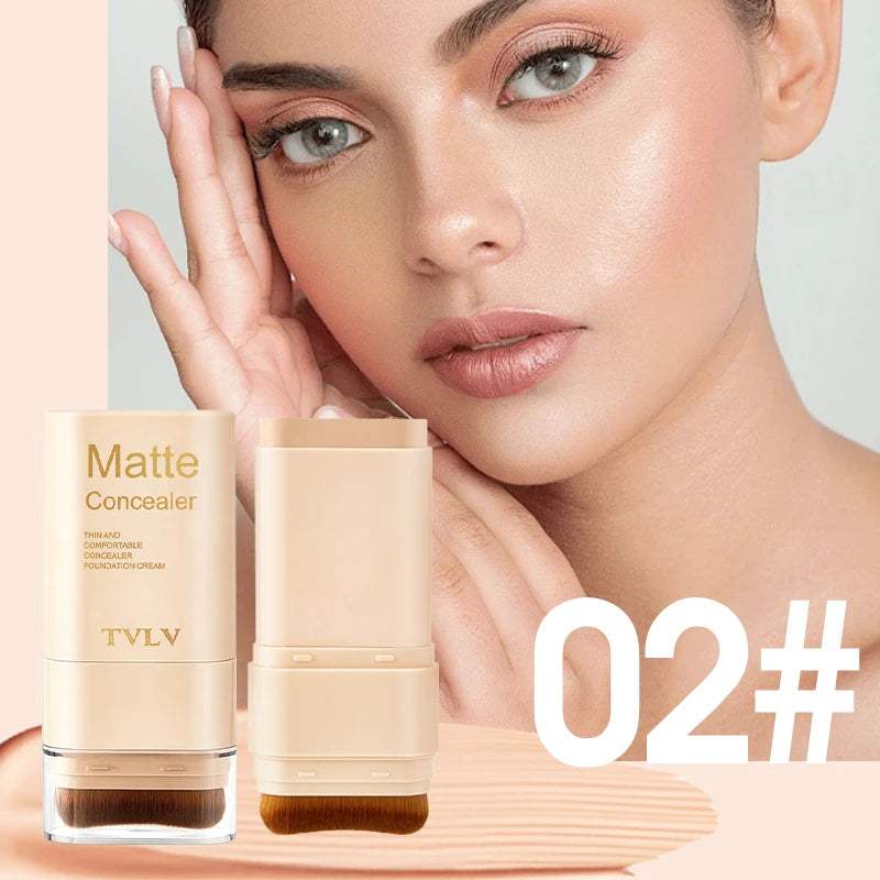 TVLV Double-Head Concealer & Foundation Cream | 5 Shades Concealer Foundation Cream QXL 6030-02 20g