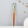 Goat Hair Blush Brush | Natural Bristle Blusher & Bronzer Tool Blush Makeup Brush QXL Default Title