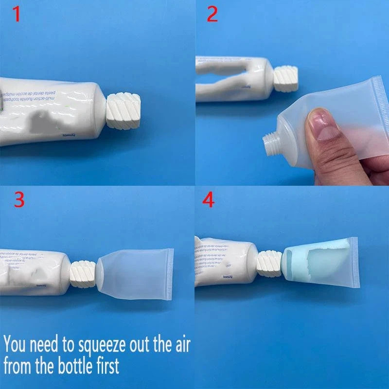 30ml Frosted Squeeze Tubes 3/6-Pack | Reusable Travel Containers Travel Squeeze Tubes QXL