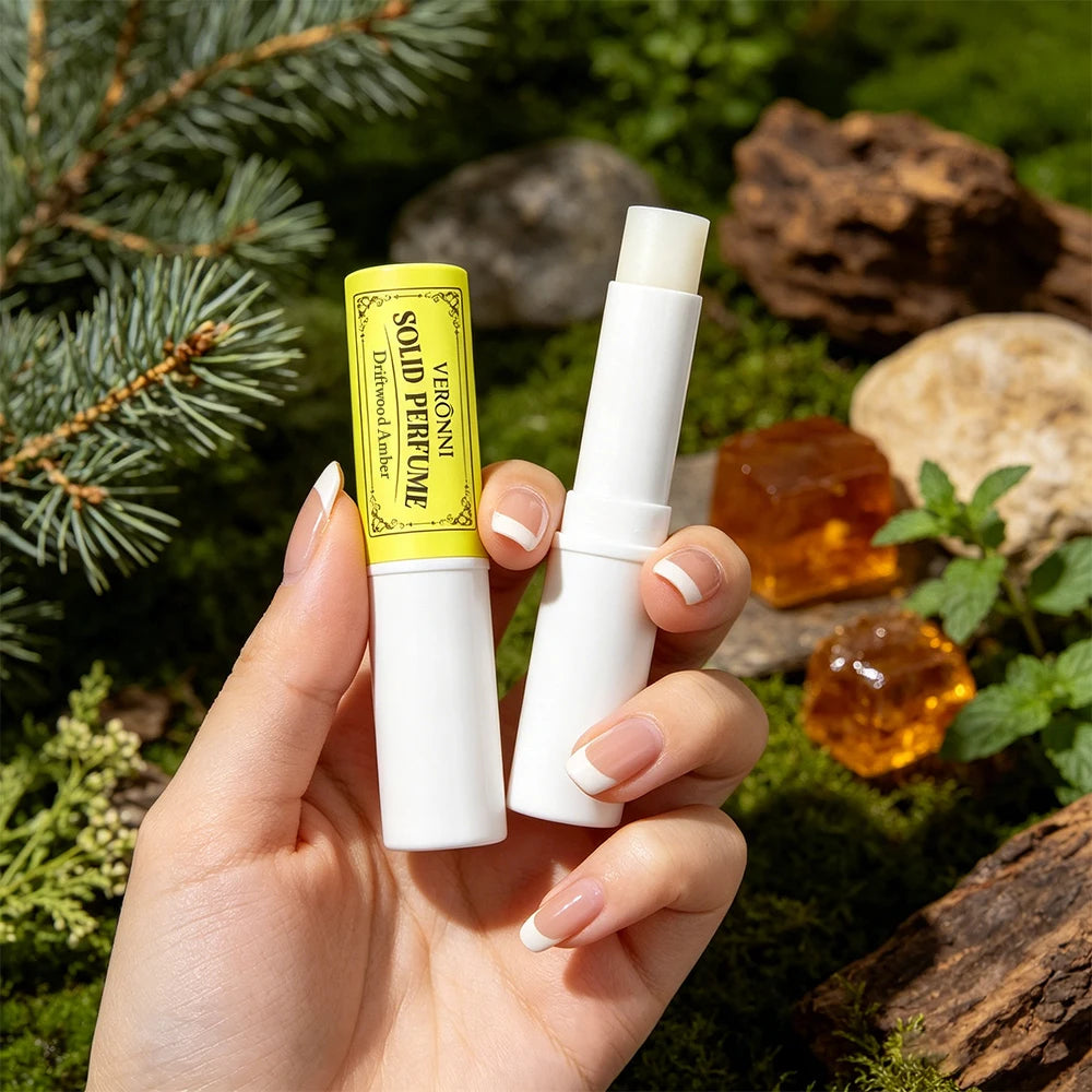 3-Pack Solid Perfume Sticks | Citrus Rose Woody Travel Balm Solid Perfume Balm QXL
