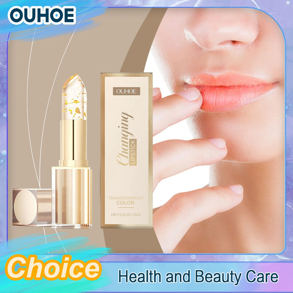 OUHOE Color Changing Lip Balm | Moisturizing Plumping Jelly Color Changing Lip Balm QXL