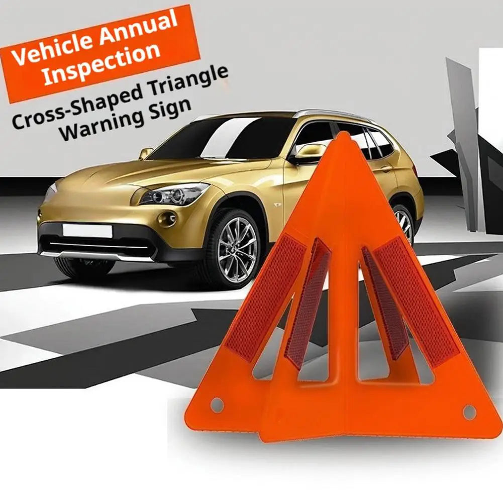 Foldable Reflective Car Emergency Warning Triangle Safety Sign Emergency Warning Triangle QXL