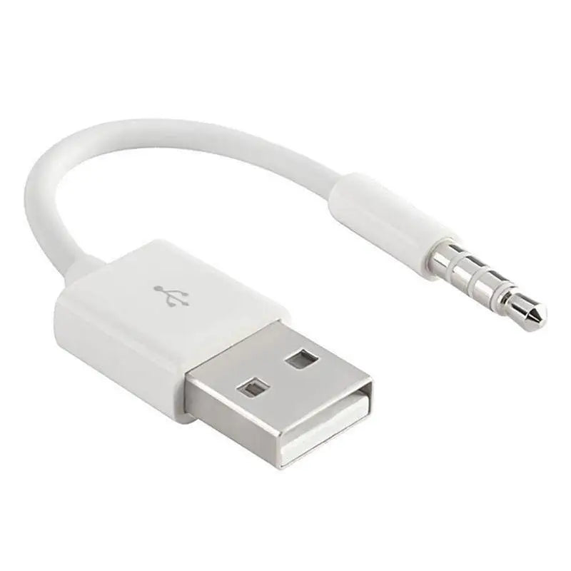 USB Cable for iPod Shuffle 1–7 Gen | Charge & Sync 3.5mm USB Sync Cable QXL 1pcs