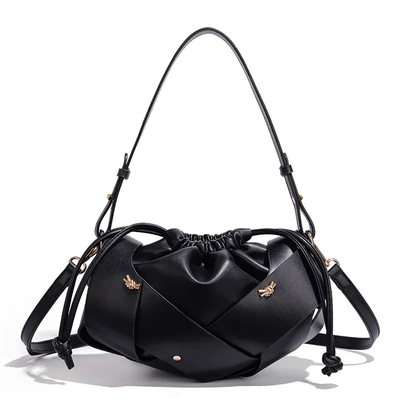 Luxury Faux Leather Diaper Bag | Large Shoulder Tote for Moms Diaper Shoulder Bag QXL
