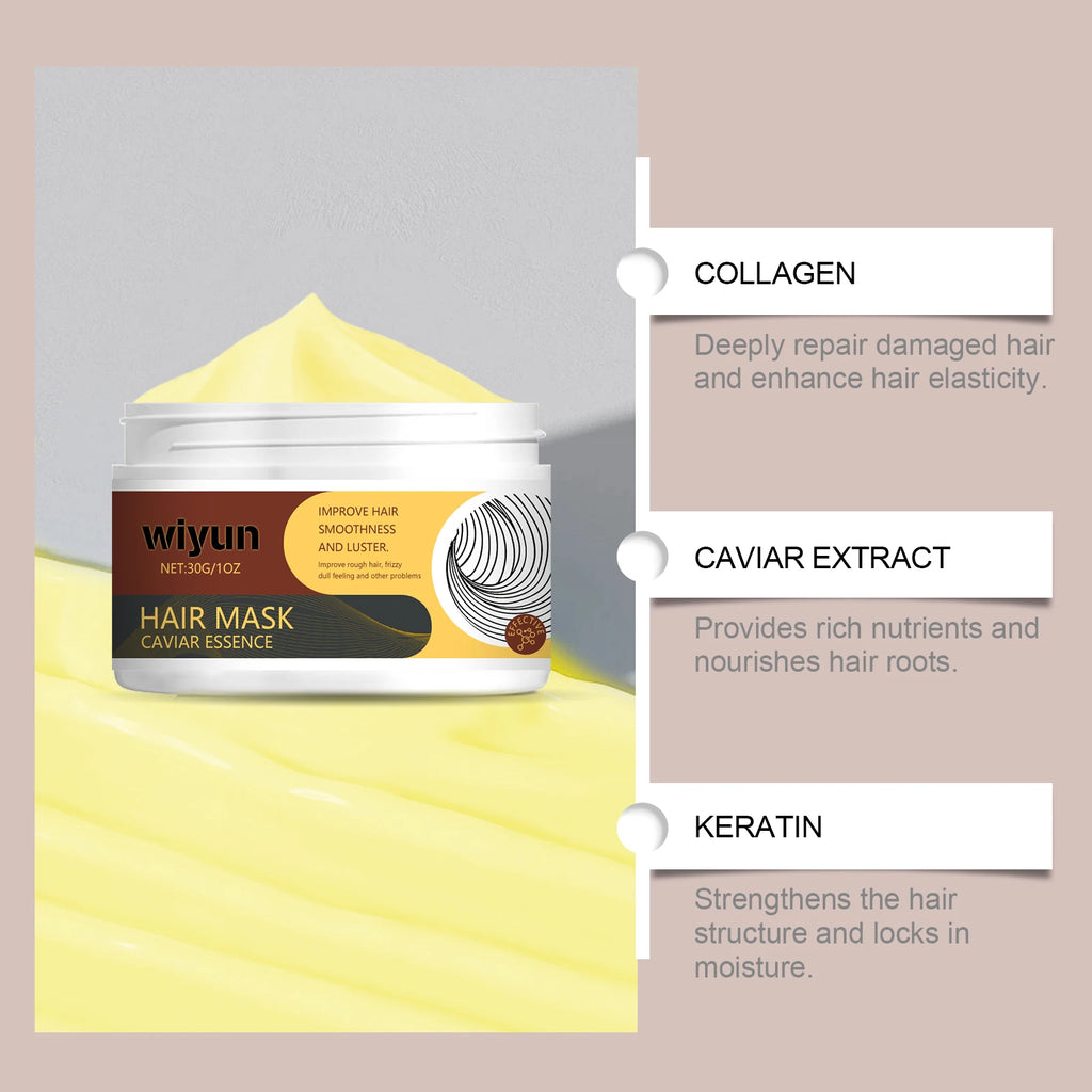 WIYUN Collagen Keratin Hair Mask – Deep Hydrating Treatment Hair Treatment Mask QXL