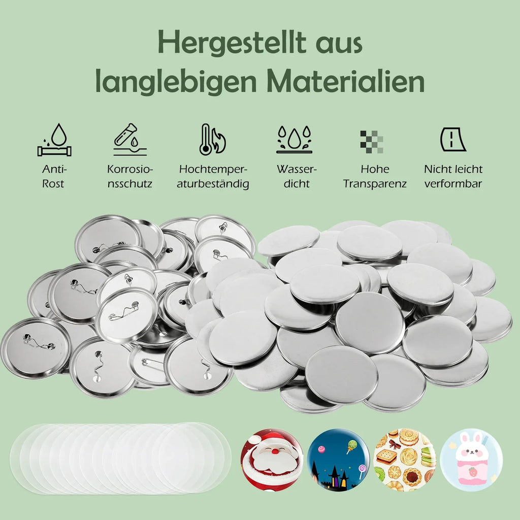 DIY Button Badge Maker Machine | Press Kit with Circle Cutter Badge Maker Machine QXL