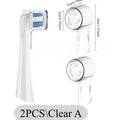 Dustproof Covers for Oral-B iO & Round Electric Toothbrush Heads Toothbrush Head Cover QXL Clear-2 Pcs
