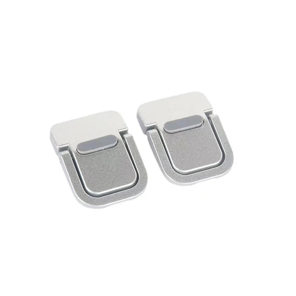 2-Pack Mini Foldable Laptop Stand | Self-Adhesive Keyboard Riser Laptop Stand QXL Silver Single gear