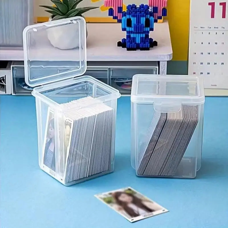Playing Card & Business Card Storage Box | Metal & Plastic Card Storage Box QXL