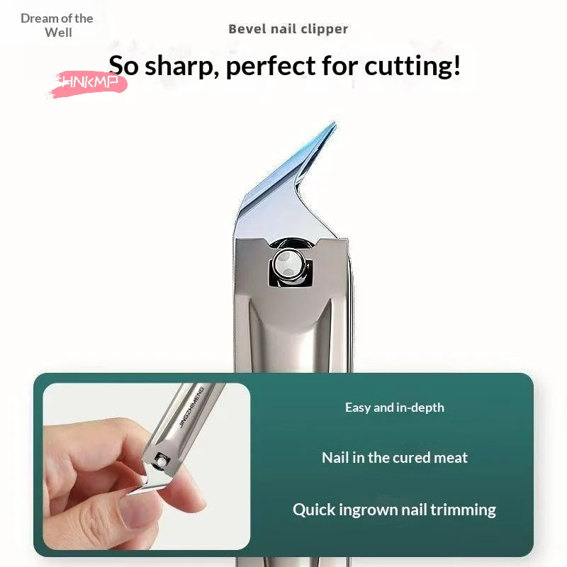 HNKMP Carbon Steel Nail Clipper – Flat & Slanted Blade Nail Clipper QXL