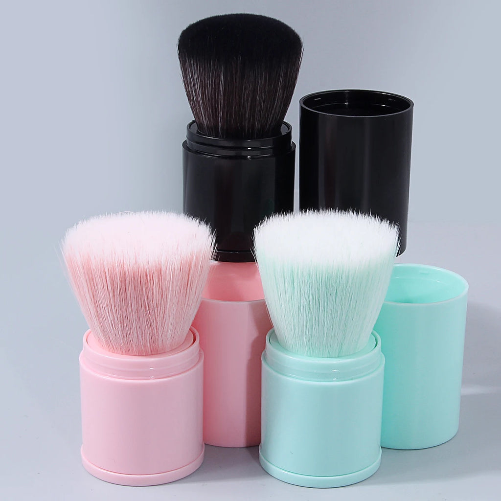 Portable Nail Dust Brush with Cover | Soft Fluffy Bristles Nail Dust Brush QXL