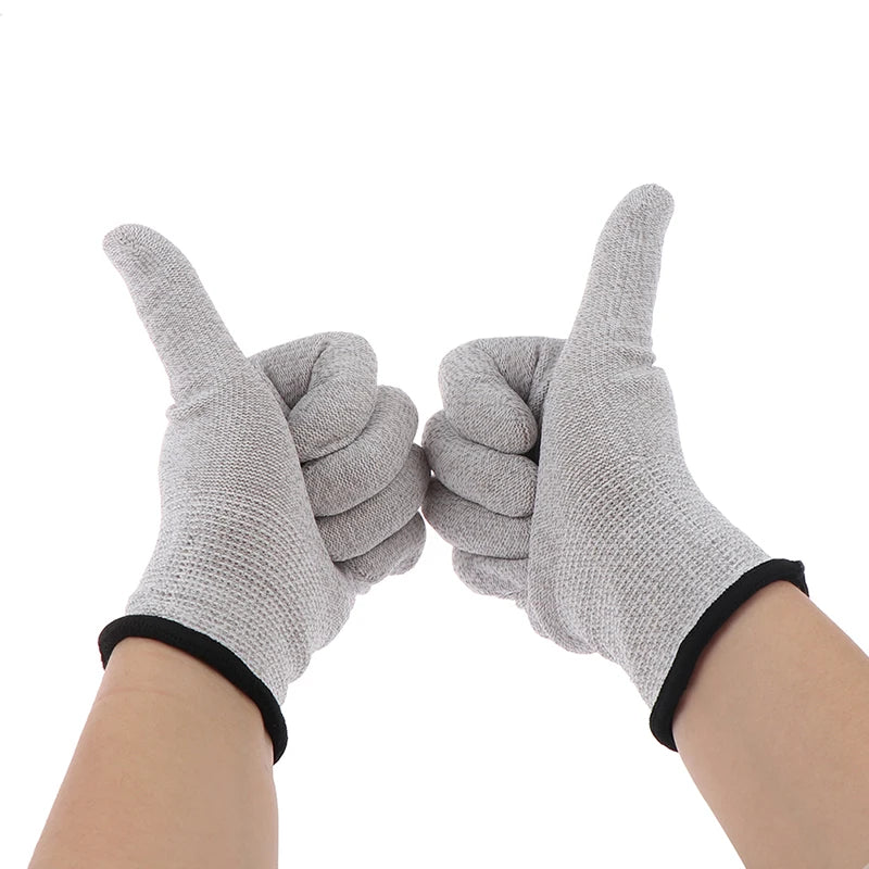 Silver Fiber Conductive Gloves for TENS & EMS Massage Devices Massage Device Accessory QXL