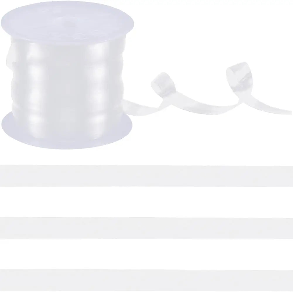 11 Yards Clear Elastic Strap 8mm | Transparent DIY Bra Band Elastic Sewing Trim QXL AECH04-14233
