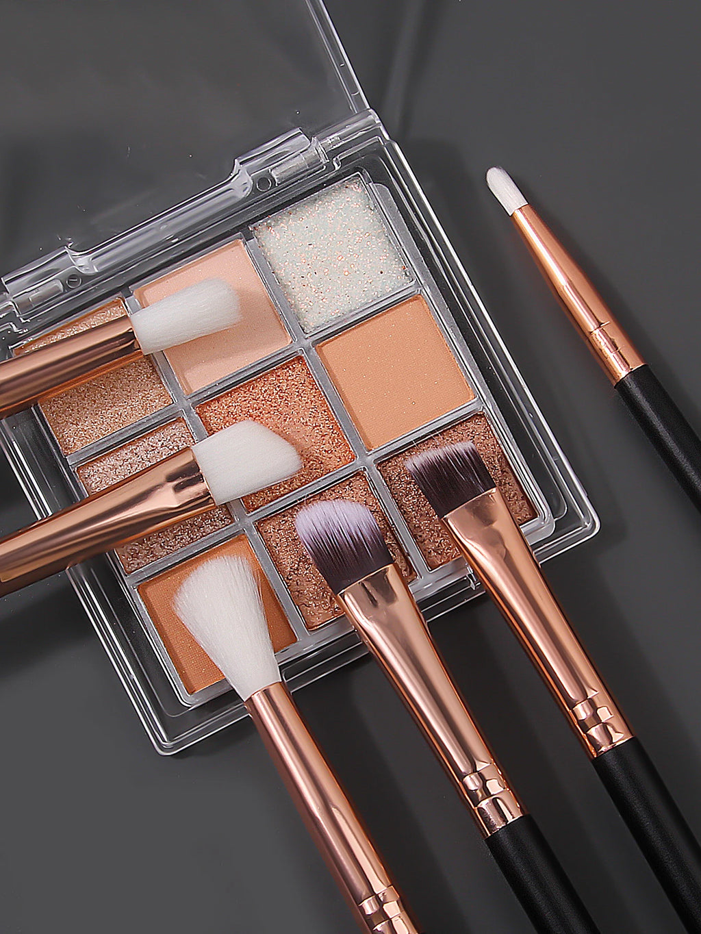 6-Piece Wooden Handle Eye Makeup Brush Set – Eyeshadow & Smudge Eye Makeup Brush Set QXL