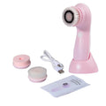 3-in-1 Electric Facial Cleansing Brush | Deep Pore Exfoliator Electric Cleansing Brush QXL Pink