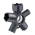 10-in-1 Faucet Aerator Removal Tool | ABS Aerator Key Faucet Aerator Tool QXL black