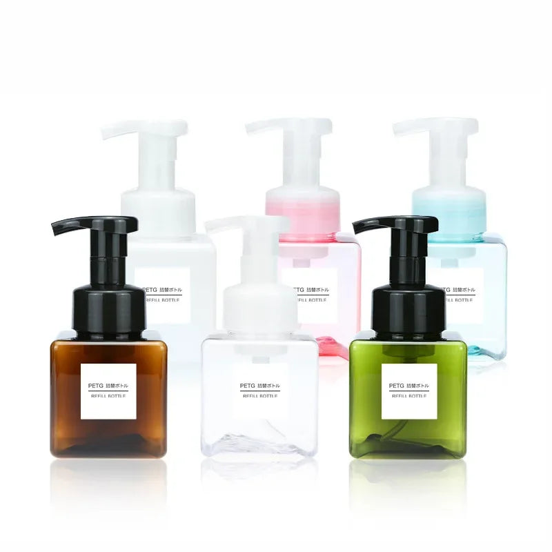 250ml Foam Pump Dispenser Bottle | Refillable Soap Dispenser Foam Pump Dispenser QXL
