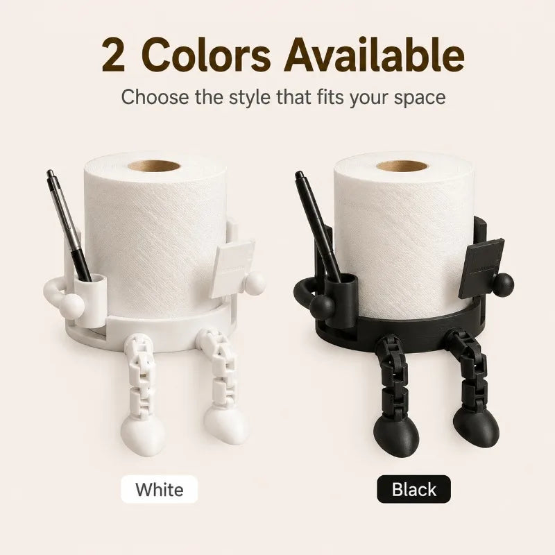 3D Printed Reading Buddy Toilet Paper Holder & Pen Cup Novelty Toilet Paper Holder QXL