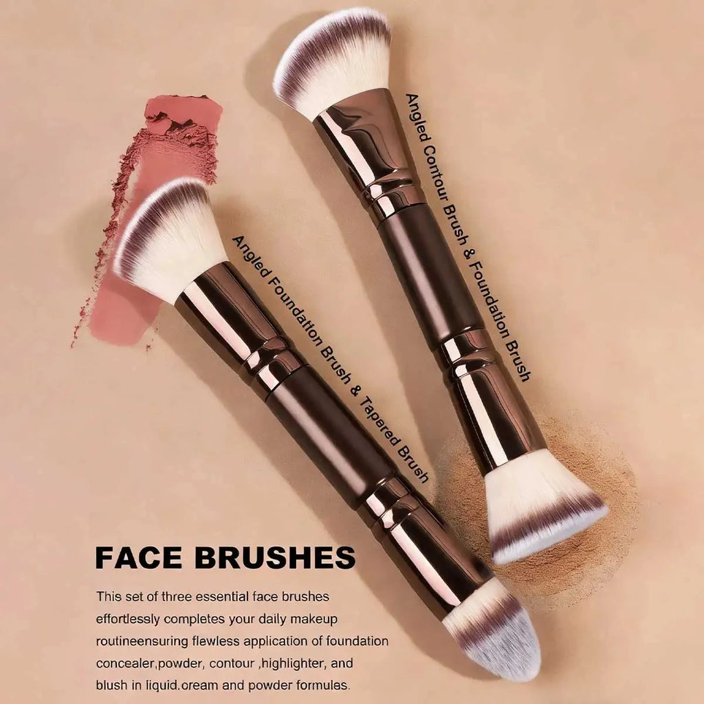 LUXEBLEND 7-Piece Soft Synthetic Makeup Brush Set Makeup Brush Set QXL