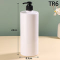1000ml Refillable Soap & Shampoo Dispenser Bottle | Large Cap Refillable Dispenser Bottle QXL 2 White