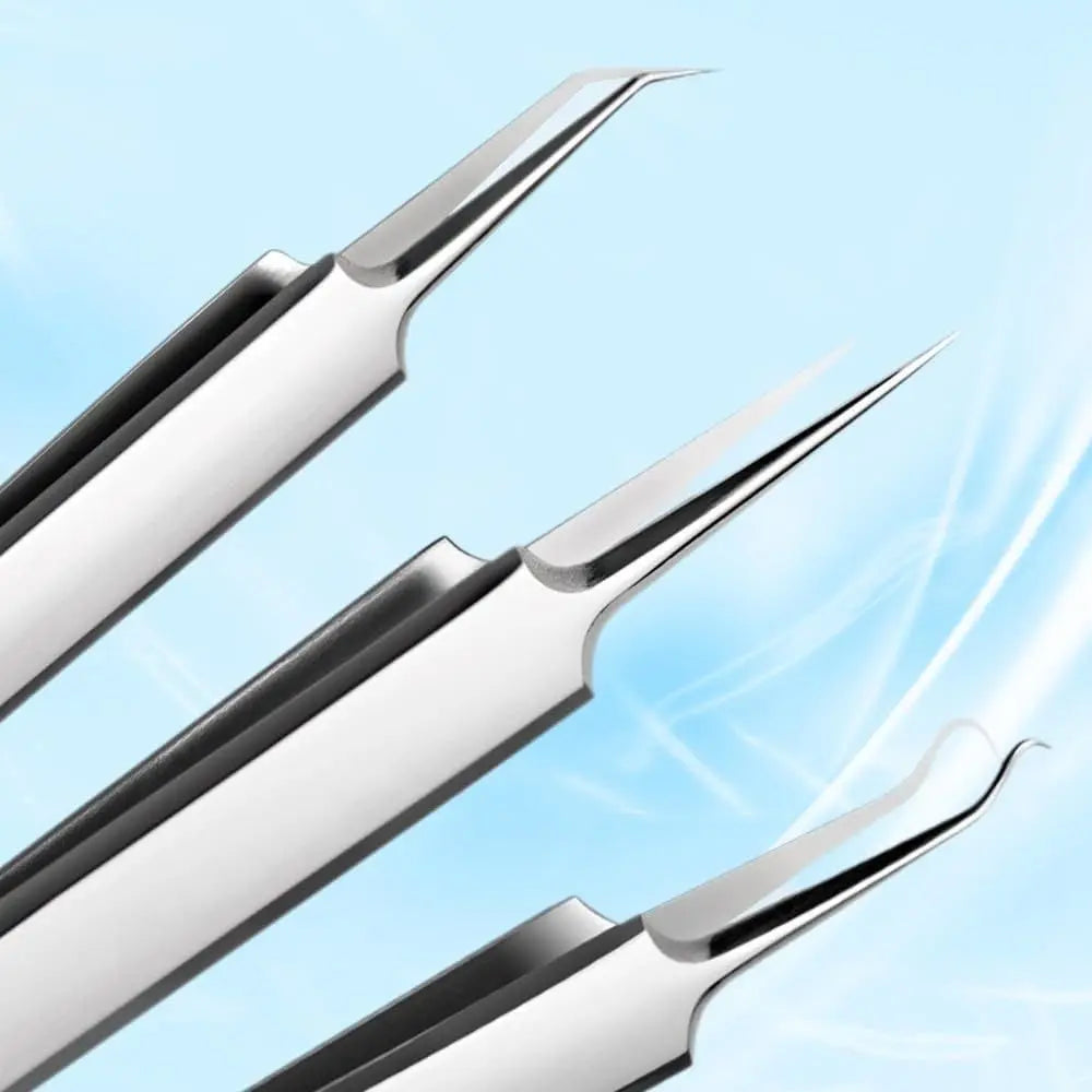 Stainless Steel Blackhead Extractor Tool Kit | Anti-Slip Blackhead Extractor Kit QXL