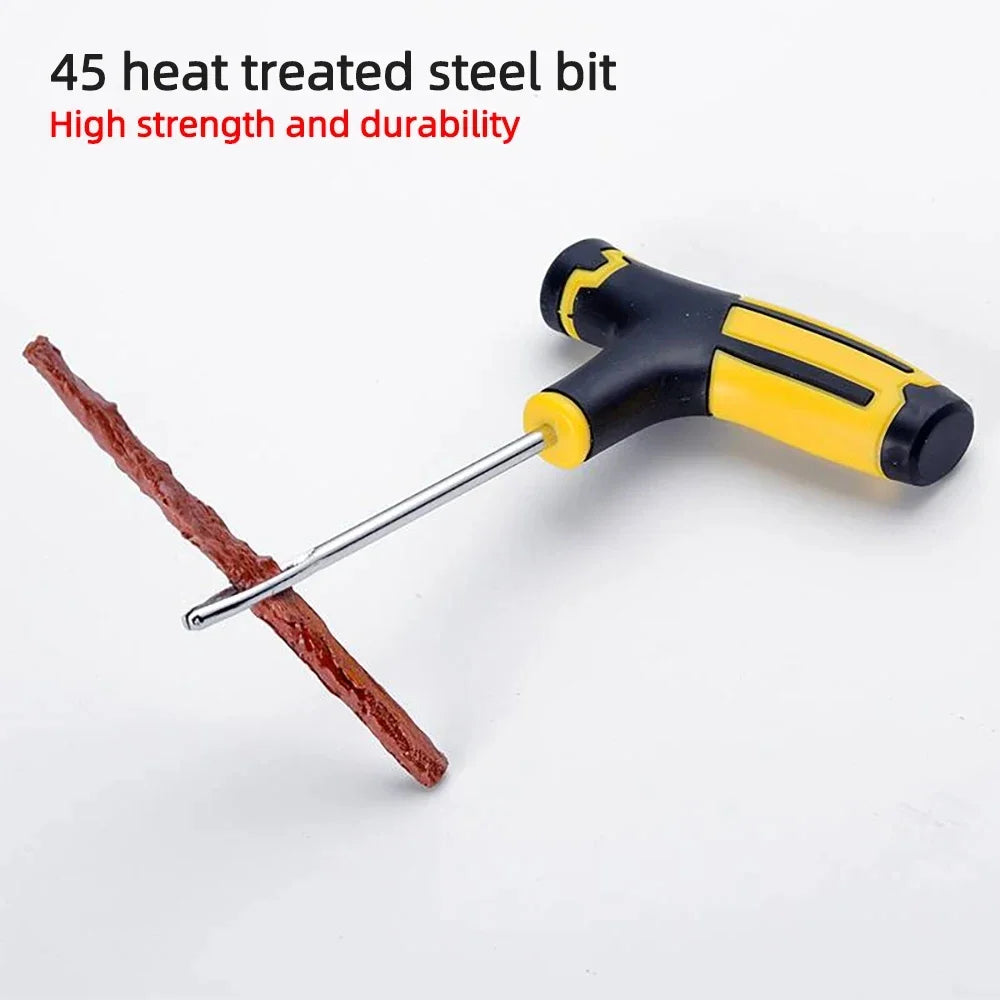 Tubeless Tire Repair Kit – Car, Motorcycle & Bike Puncture Fix Tire Repair Kit QXL