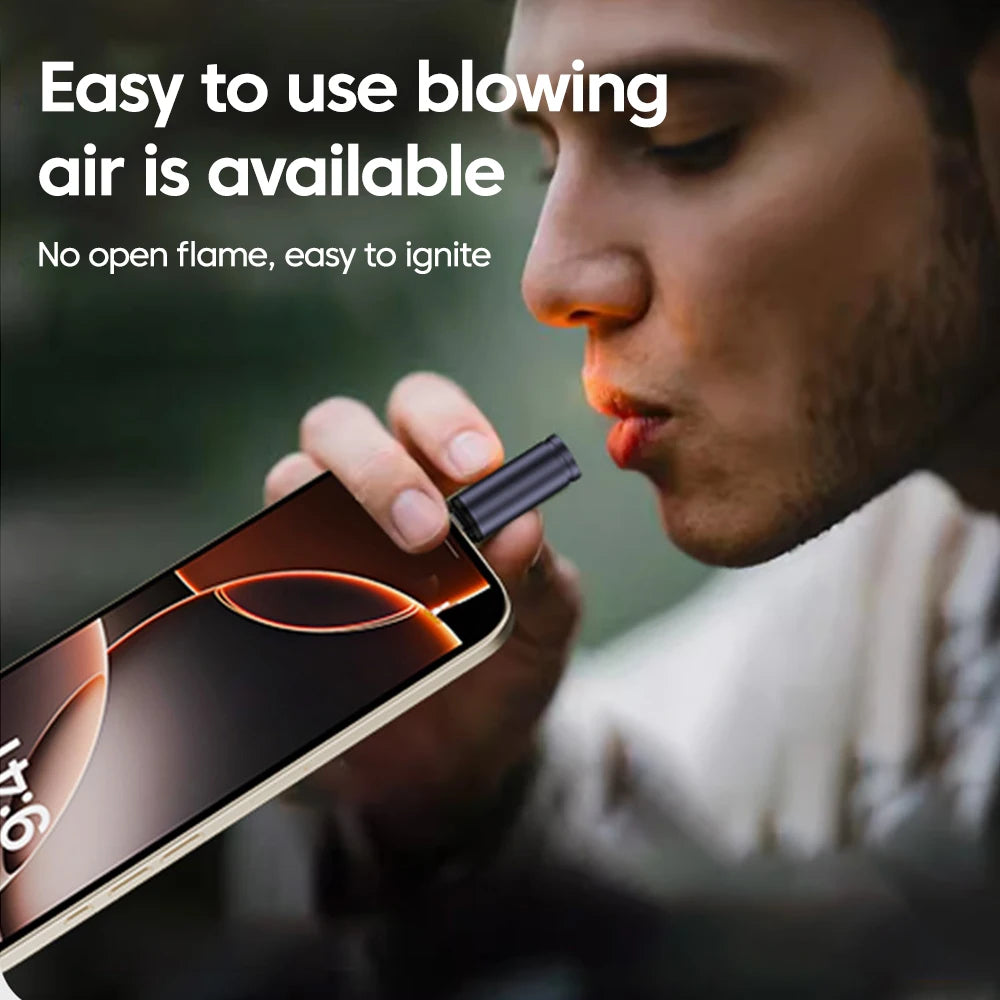 Mini USB-C Electric Arc Lighter | Windproof Auto Shut-Off USB-C Arc Lighter QXL
