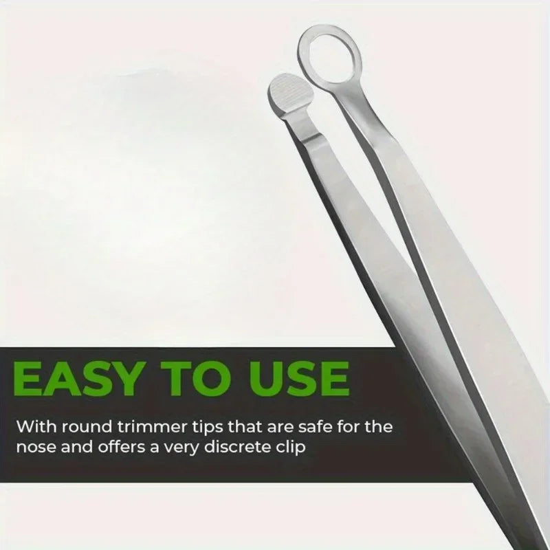 Stainless Steel Round Loop Nose Hair Trimmer | Press-Type Nose Hair Trimmer QXL