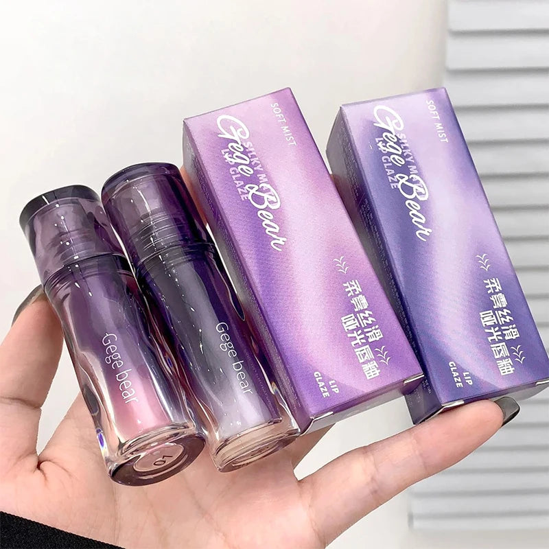 Gege Bear Soft Matte Velvet Lip Lacquer | Non-Transfer Liquid Lip Lacquer QXL