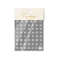 5D Daffodil Nail Stickers | Floral Relief Nail Art Decals Nail Art Stickers QXL T-774(Solid)