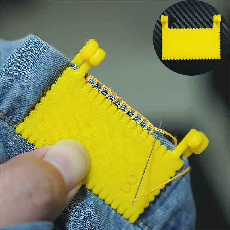 Clip-On Sewing Lock Tool | Edge Finishing & Fabric Repair Sewing Lock Tool QXL Yellow 3mm