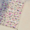 5D Summer Nail Stickers – Ice Cream & Glaze Decals | NAILFYOU Nail Art Stickers QXL to4829