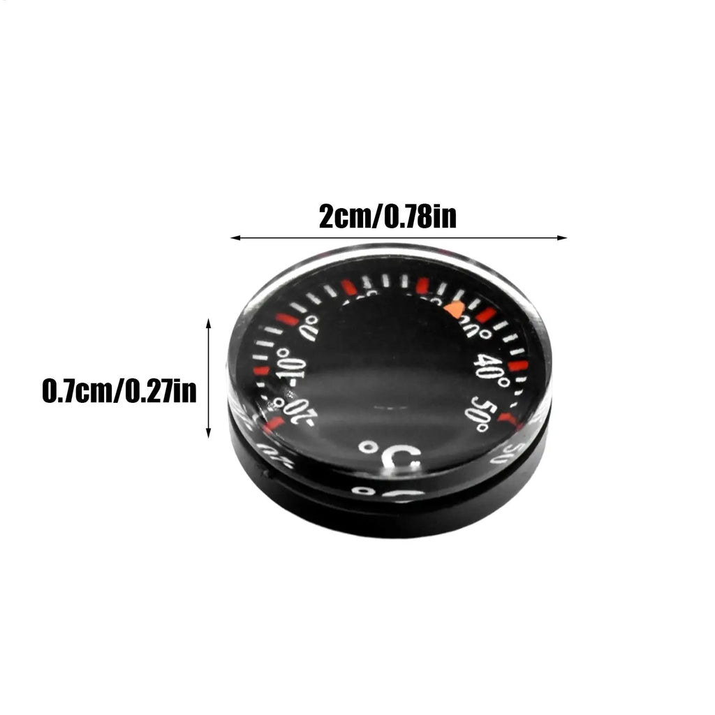 Mini Circular Car Thermometer | Waterproof Dial, High Accuracy Car Dial Thermometer QXL