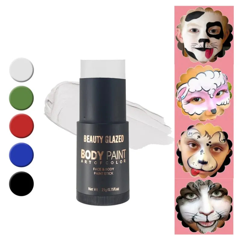 Neon Face & Body Paint Crayon | Glow Stick – Halloween Party Face & Body Paint QXL